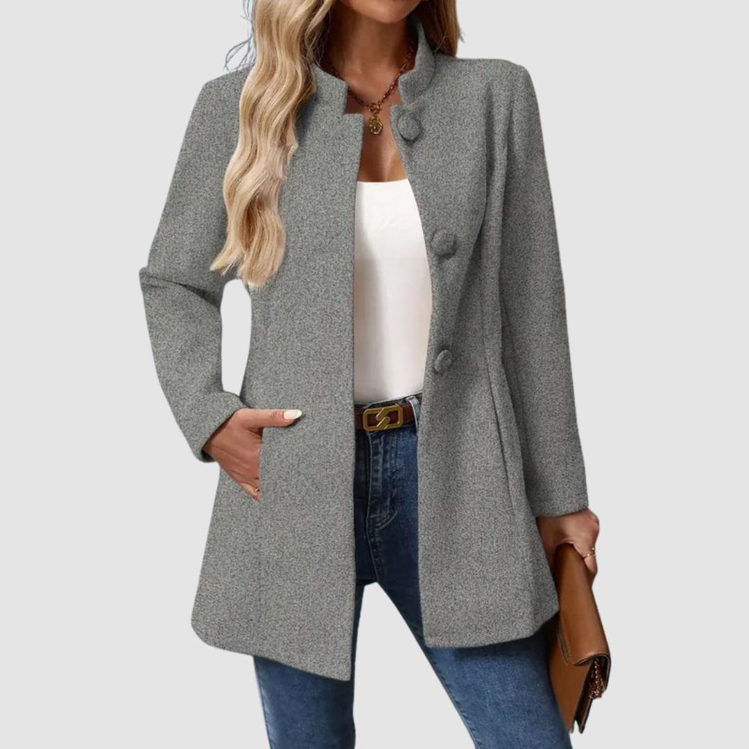 Modique™ - Elegant & Tidlös Kappa med Ståkrage