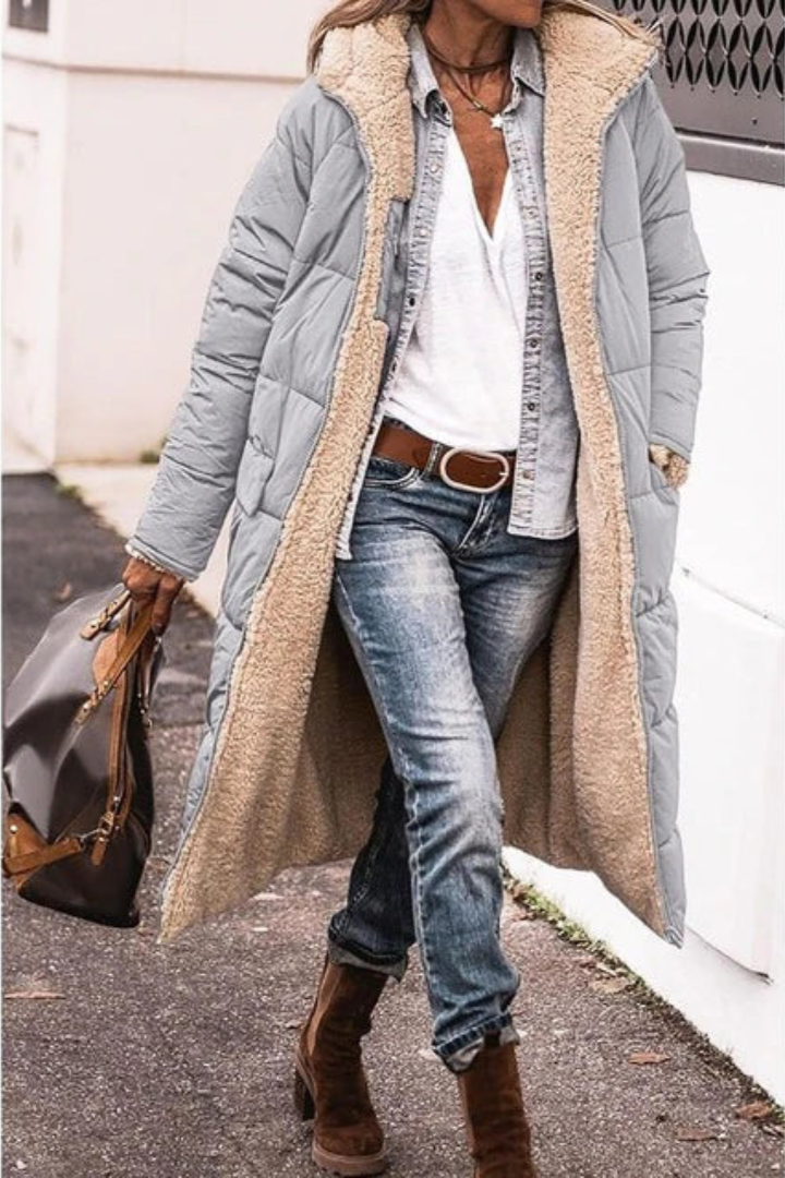 Sophia™ - Elegant och Bekväm Vändbar Kappa