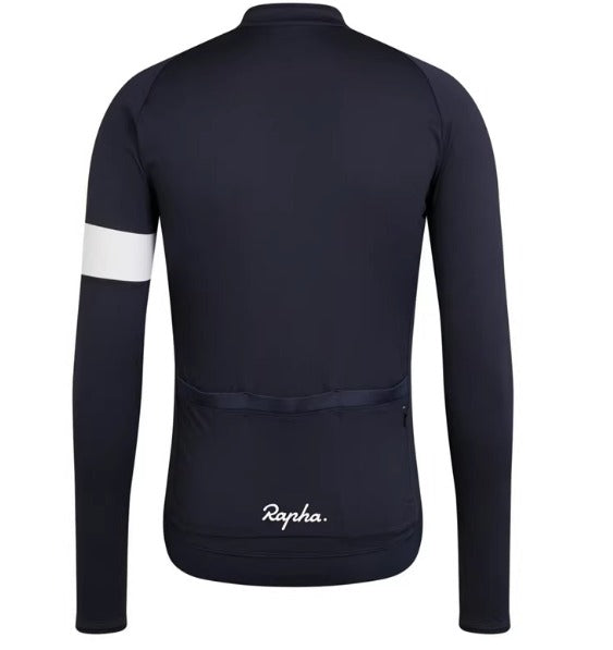 Rapha unisex cykeltröja | Långärmad med fleecefoder för cykling