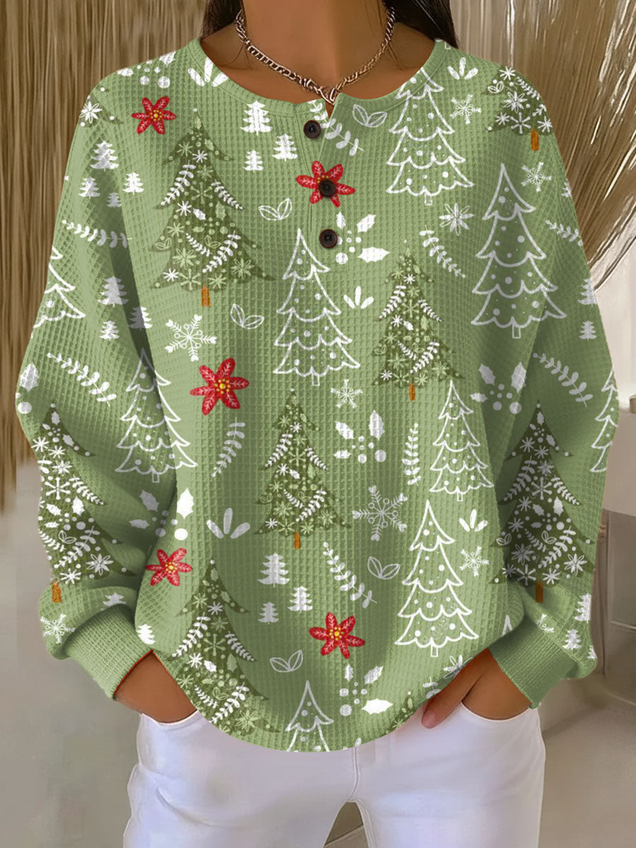 Ingrid™ - Tröja med julgransmotiv