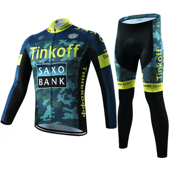 Professionell långärmad cykeltröja