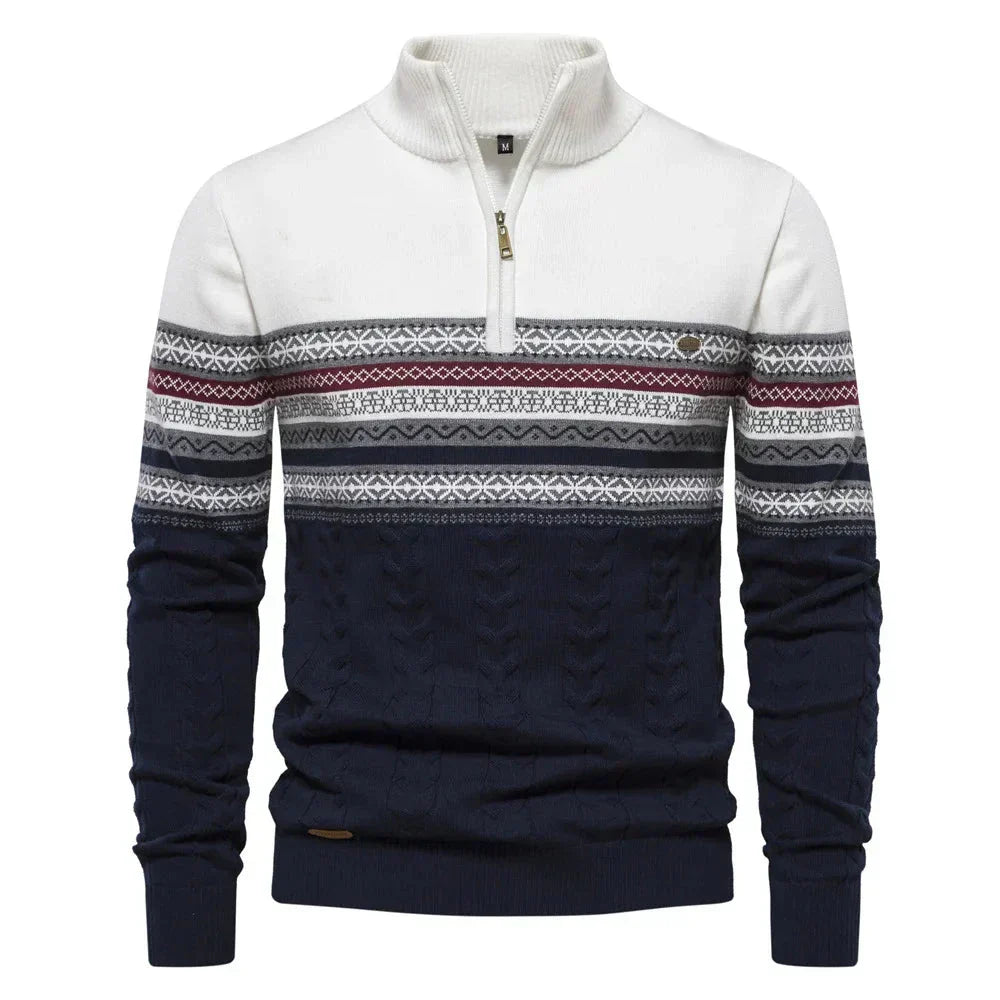 Jean™ | Tröja med Subtila Mönster