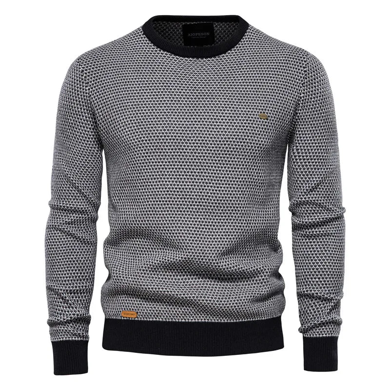 Steinmann | Herrpullover med Rutmönster