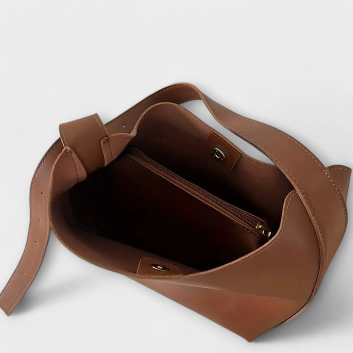 Isidore – Elegant axelväska i läder