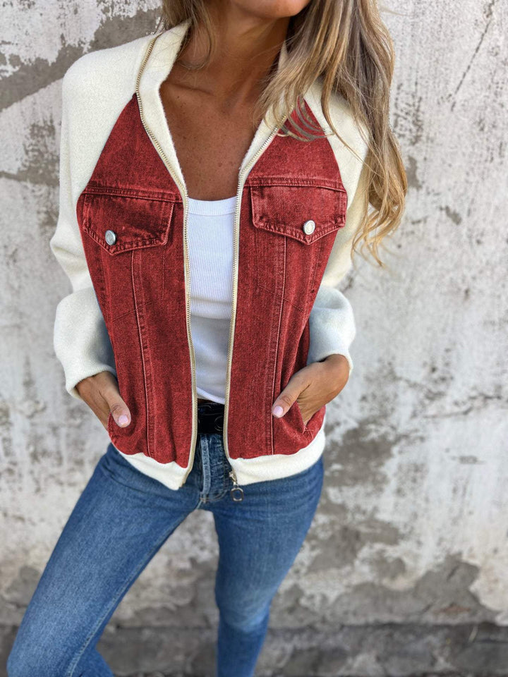Felicia Denimjacka Vintage Twist